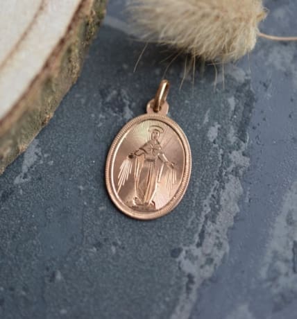 Médaille ovale Vierge