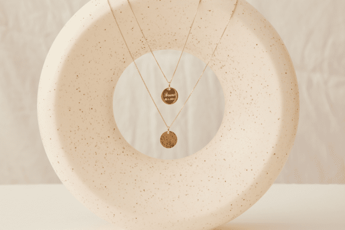 Médaille personnalisable en Or recycle - medaille a offrir