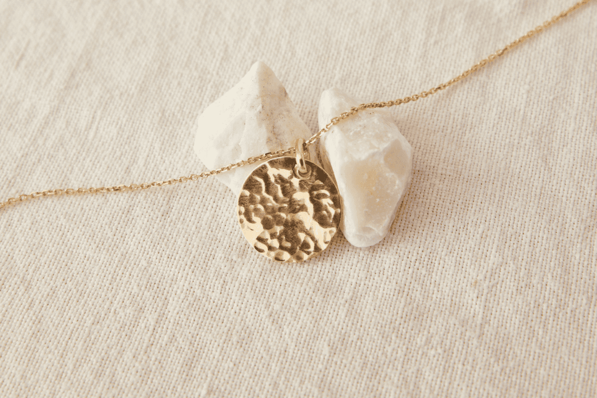 Médaille personnalisable en Or recycle - medaille or