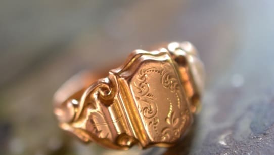 Chevalière en Or jaune 18 carats