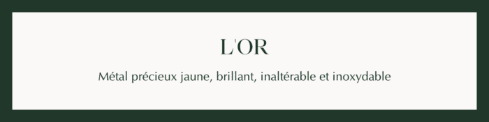 Quel Or choisir : l'or