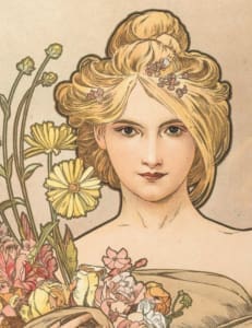 Art Nouveau - Les Saisons Alphonse Mucha