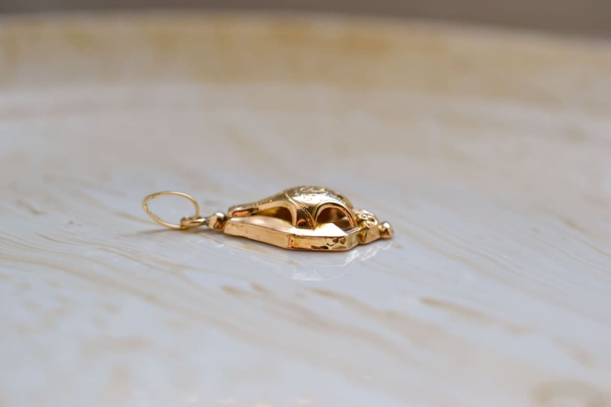 Pendentif Vintage Napoleon III Or jaune
