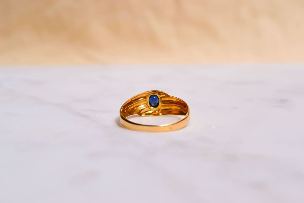 Bague jonc Or jaune 18 carats