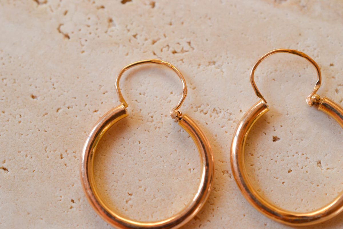 Boucles d'oreilles en Or jaune 18 carats