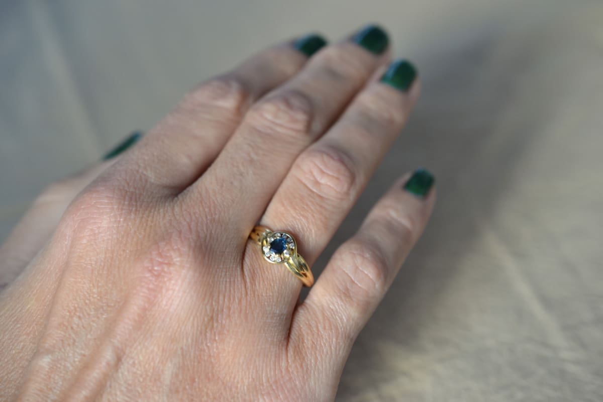 bague croisée