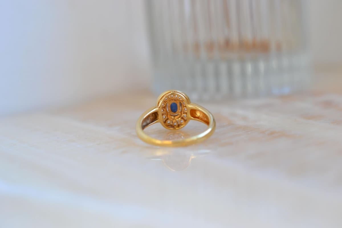 bague saphir