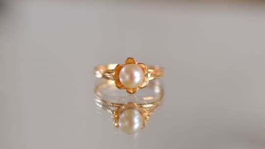 bague perle