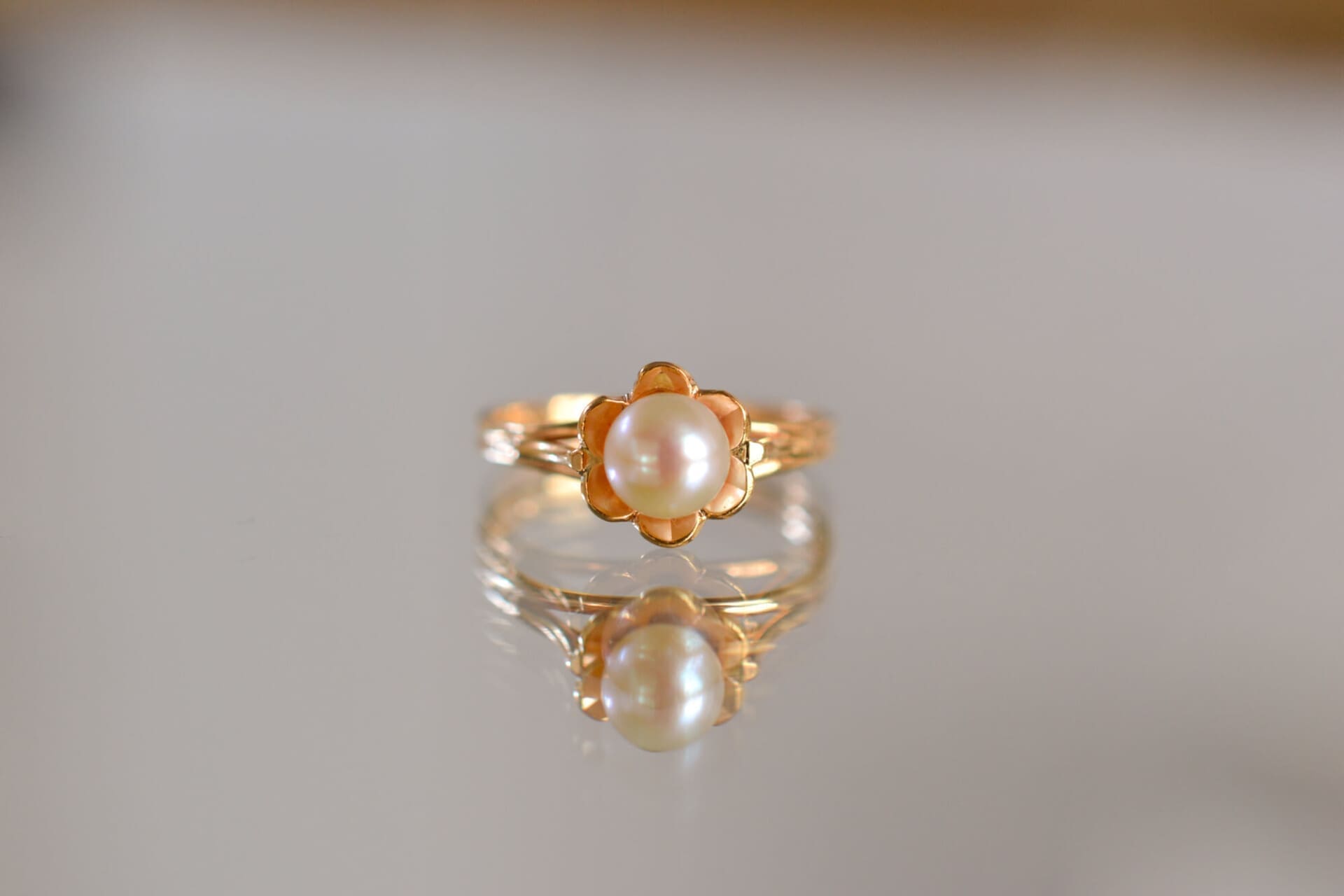 bague perle