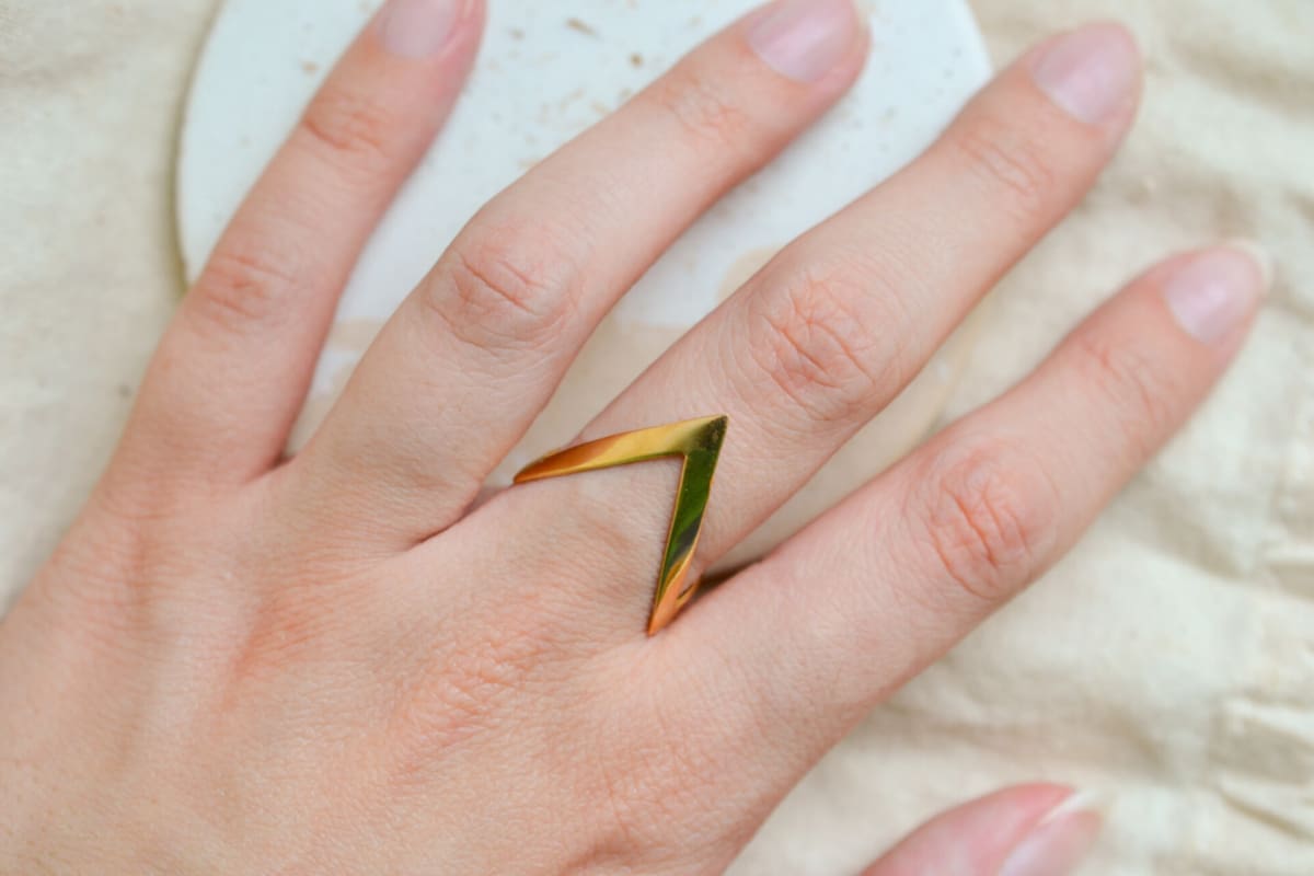 Bague de seconde main en Or jaune 18 carats