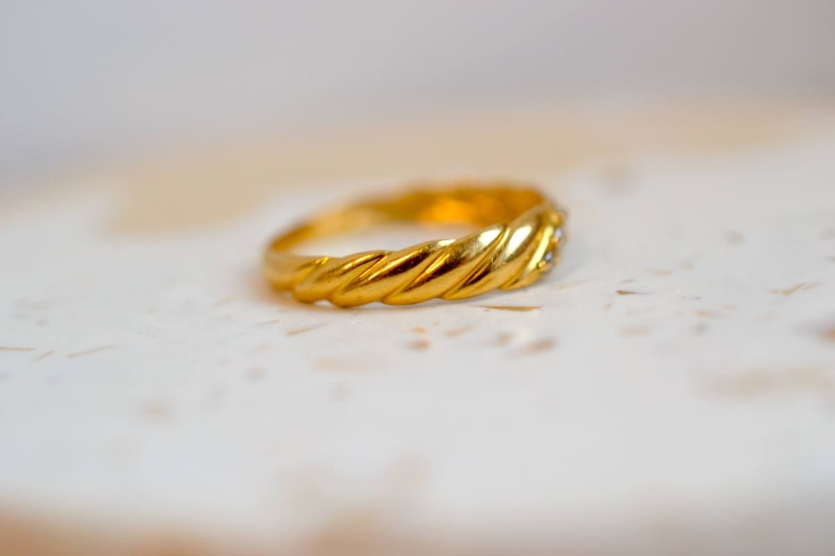 bague torsadee