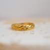 bague torsadee diamants