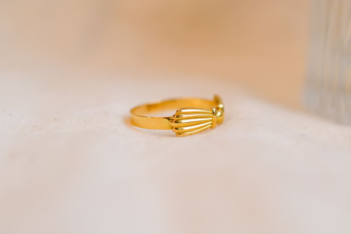 Bague noeud en Or jaune 18 carats