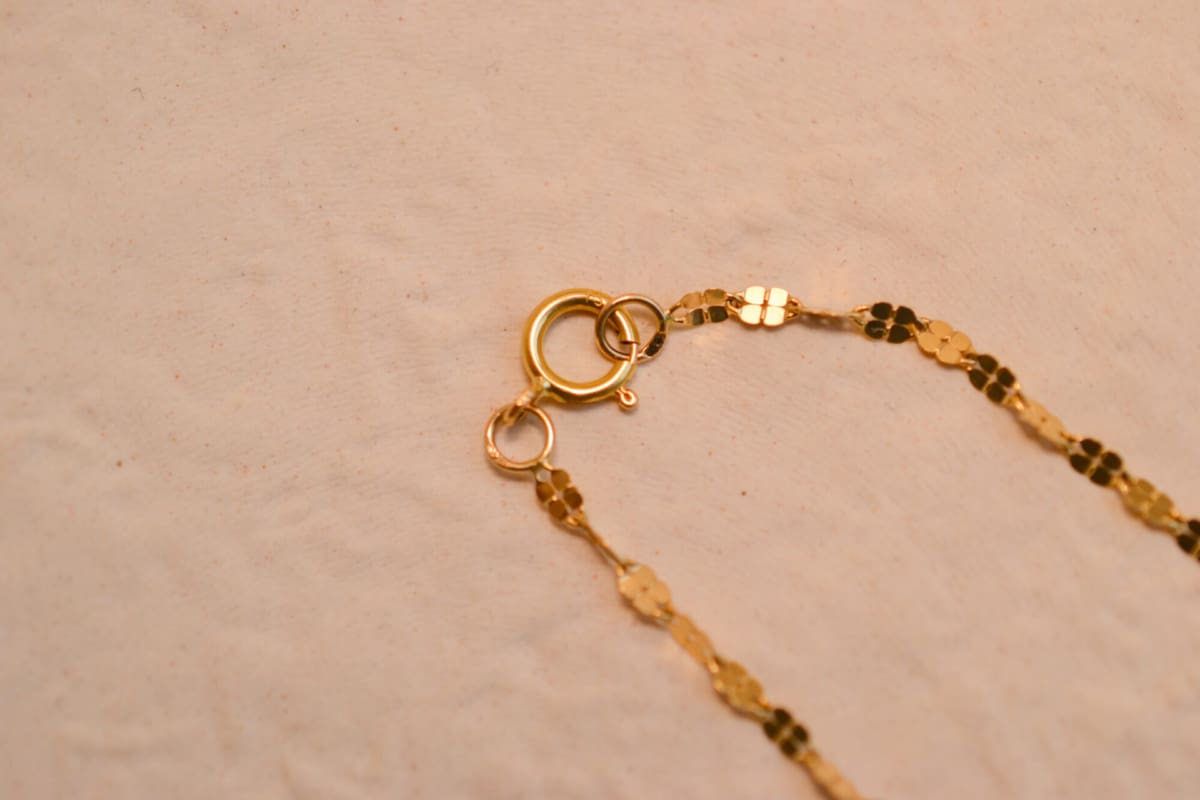 Bracelet en Or jaune 18 carats à maille quadrilobée