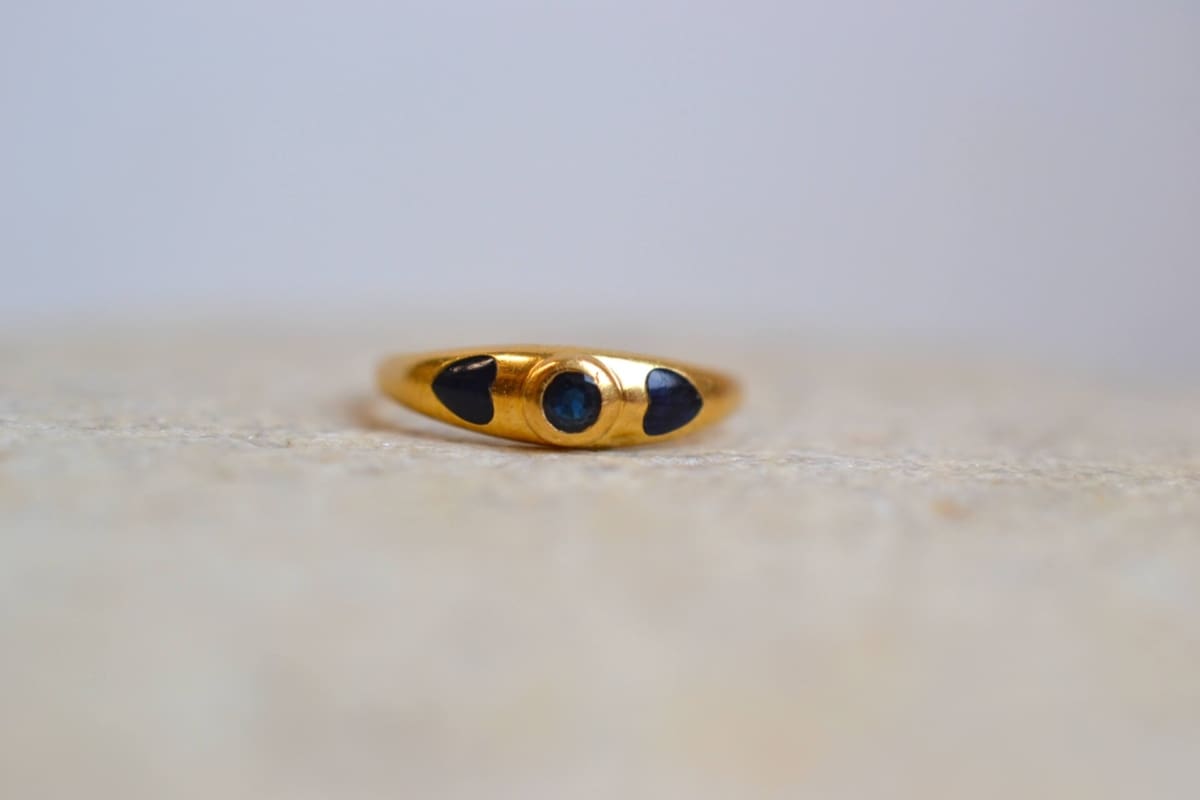 bague 2 coeurs