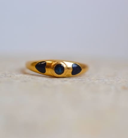 bague 2 coeurs