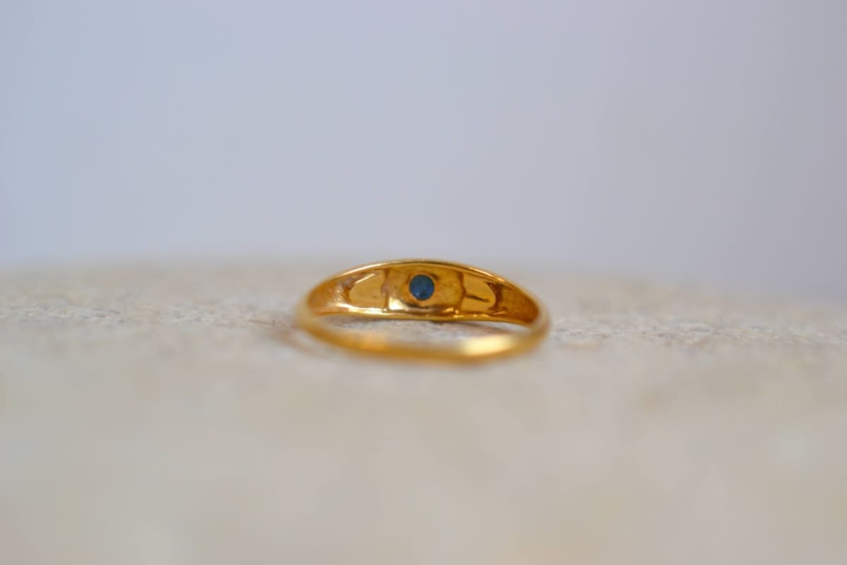 bague avec 2 coeurs