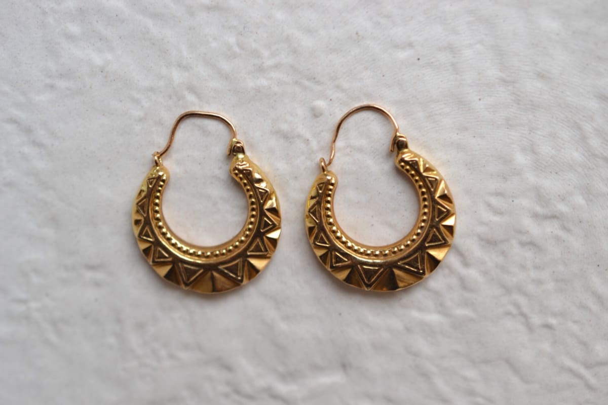 creoles facettees et billes