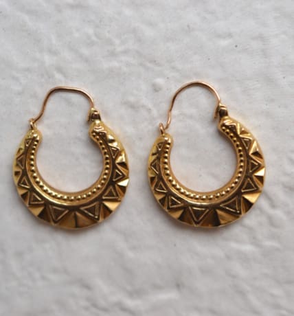 creoles facettees et billes