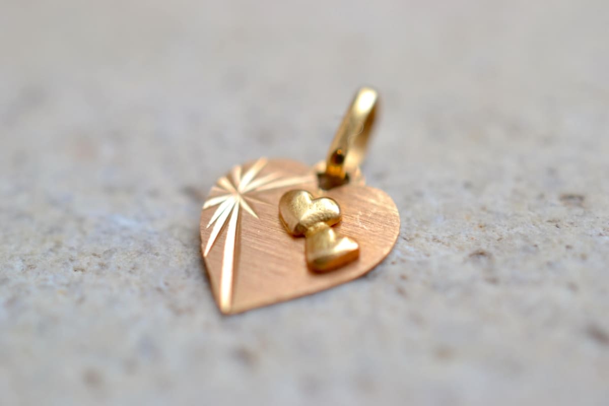 pendentif 3 coeurs etoile