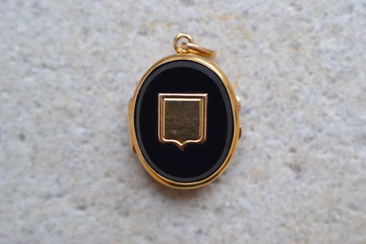 pendentif ouvrant onyx