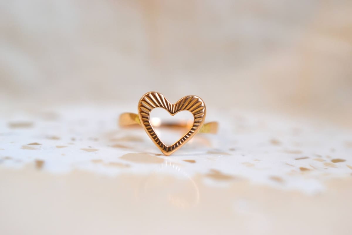 bague coeur