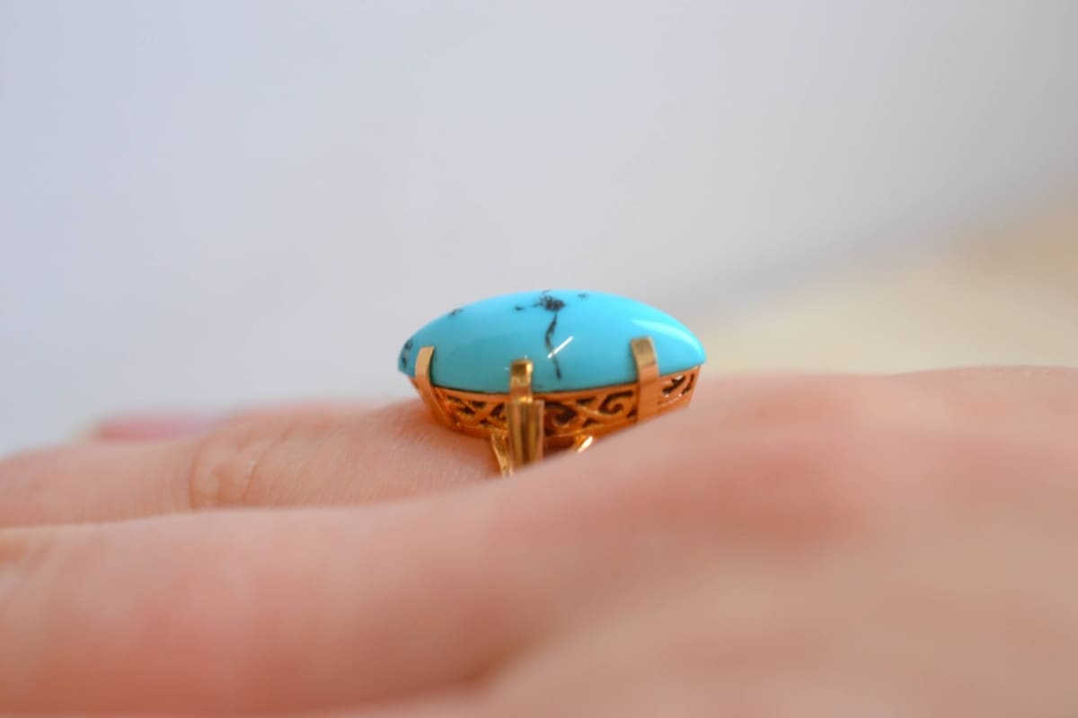 bague turquoise
