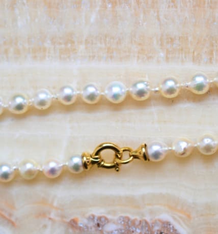 collier de perles de culture baroques