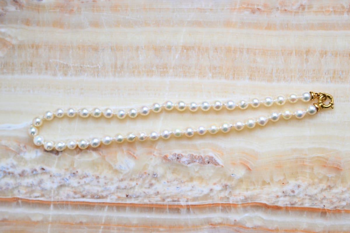 collier perles de culture baroques