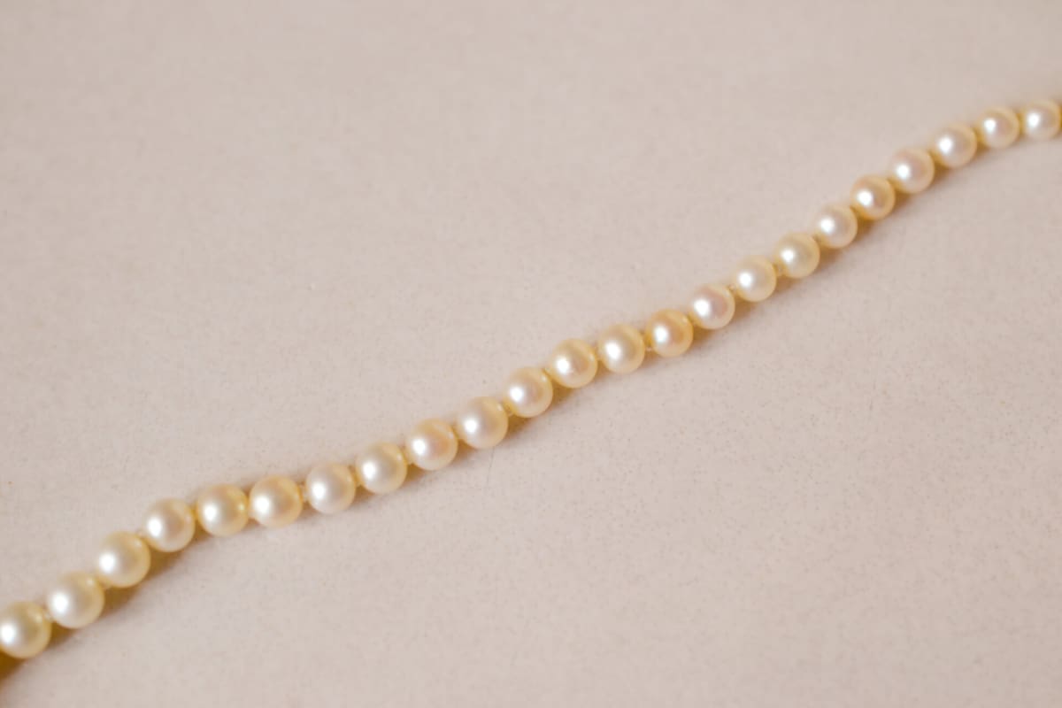 Collier de Perles Vintage en Or jaune 18 carats