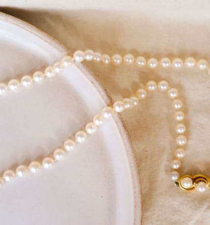 Collier de Perles Vintage en Or jaune 18 carats
