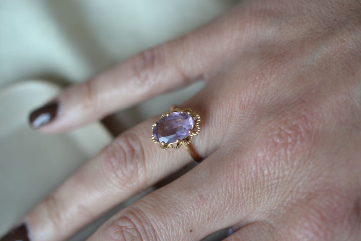 bague amethyste