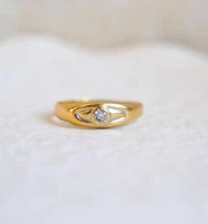 bague jonc oxyde