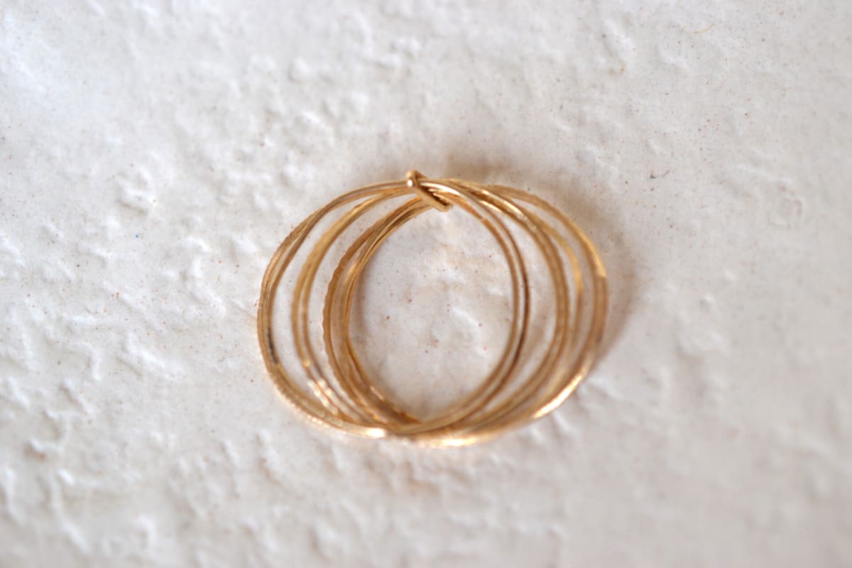 bague semainier 7 anneaux