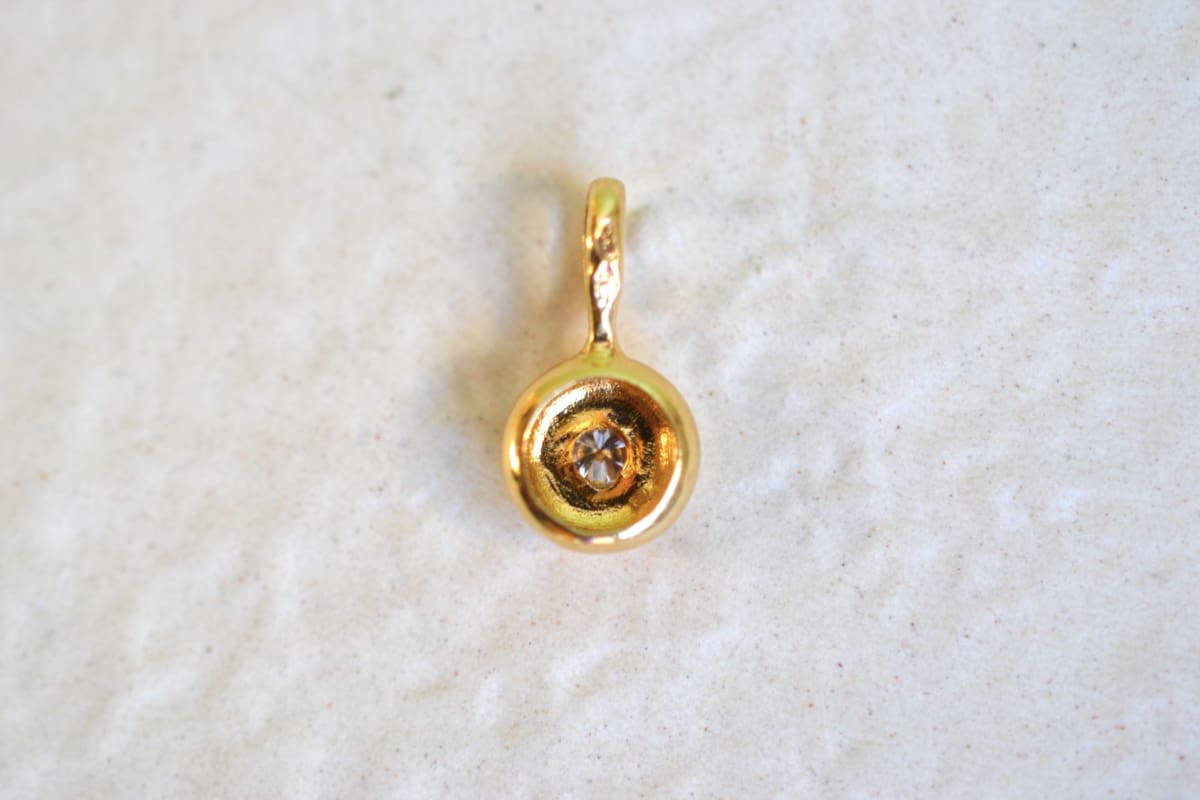 pendentif solitaire diamant