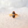 Bague allongée onyx
