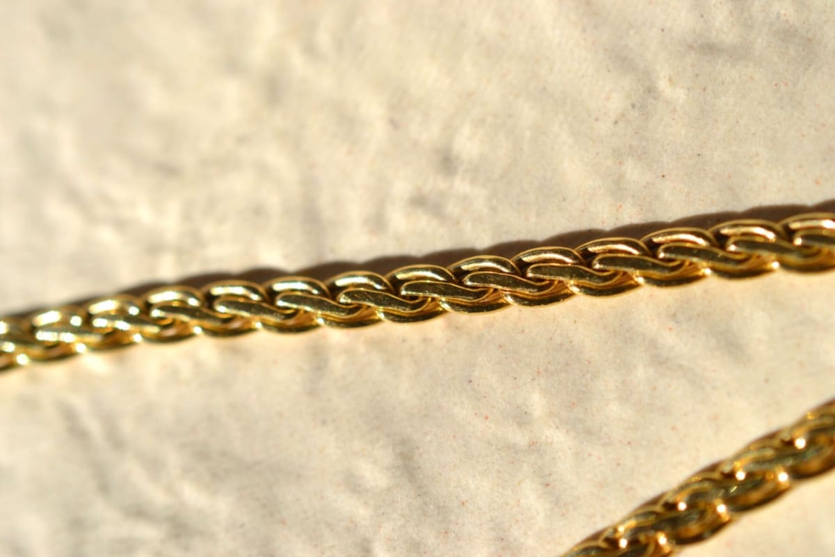 Bracelet maille style palmier
