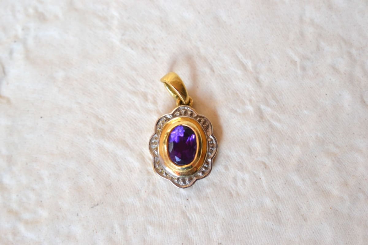 pendentif amethyste