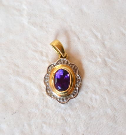 pendentif amethyste