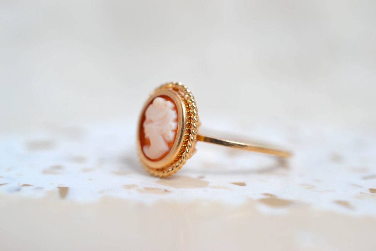 bague camee corde
