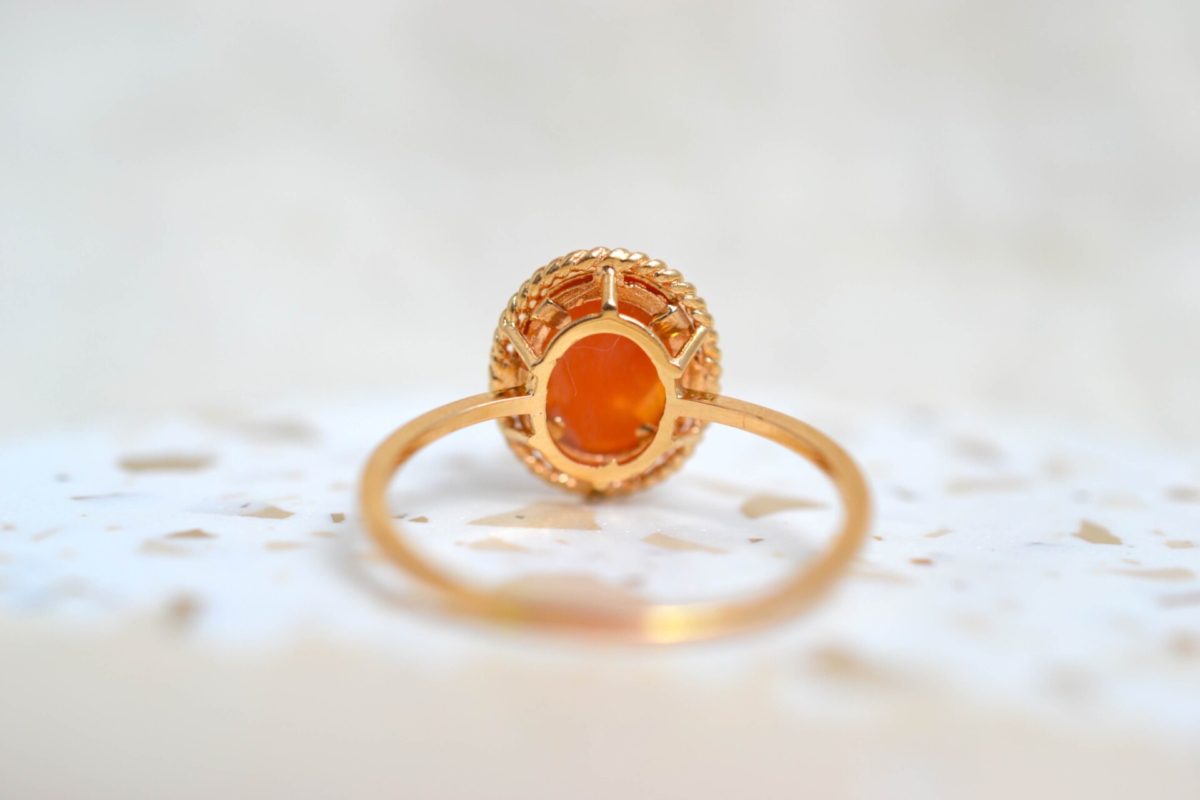 bague camee femme