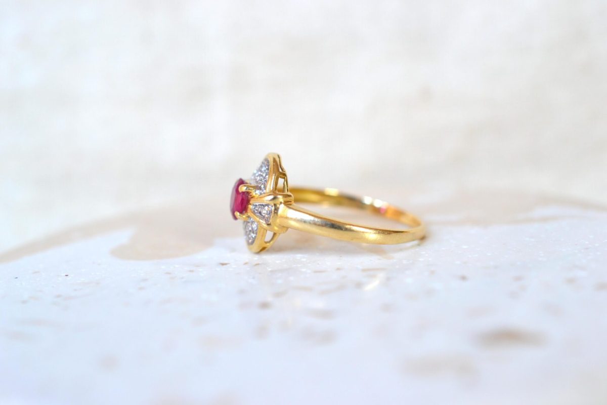 bague diamants rubis