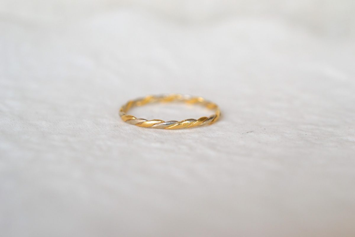 bague torsadee 2 ors