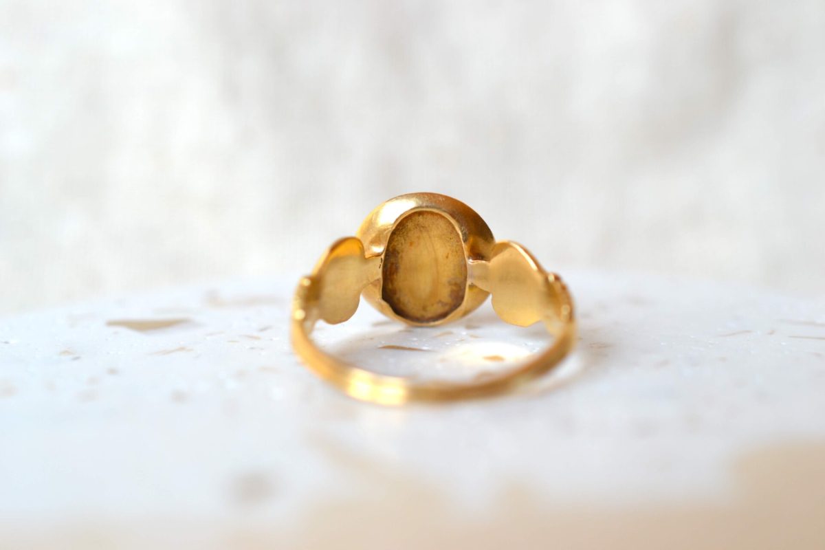 bague victorienne onyx
