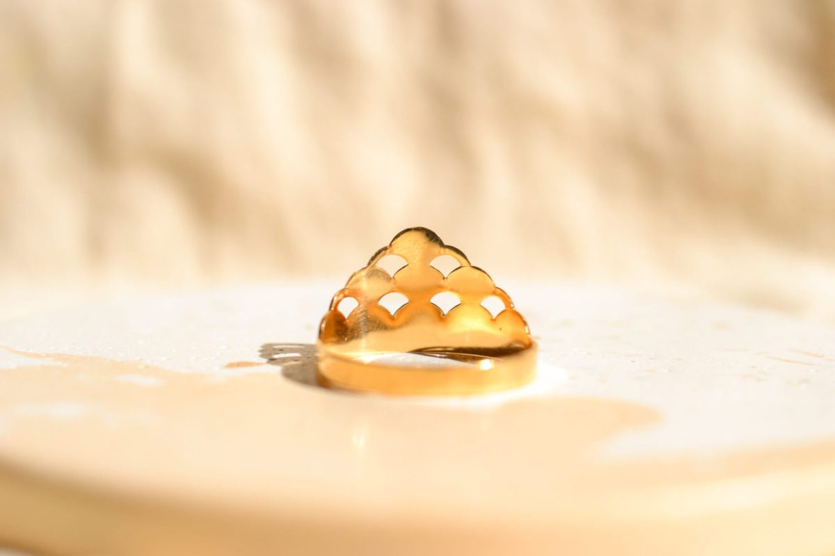 Bague Vintage en Or jaune 18 carats