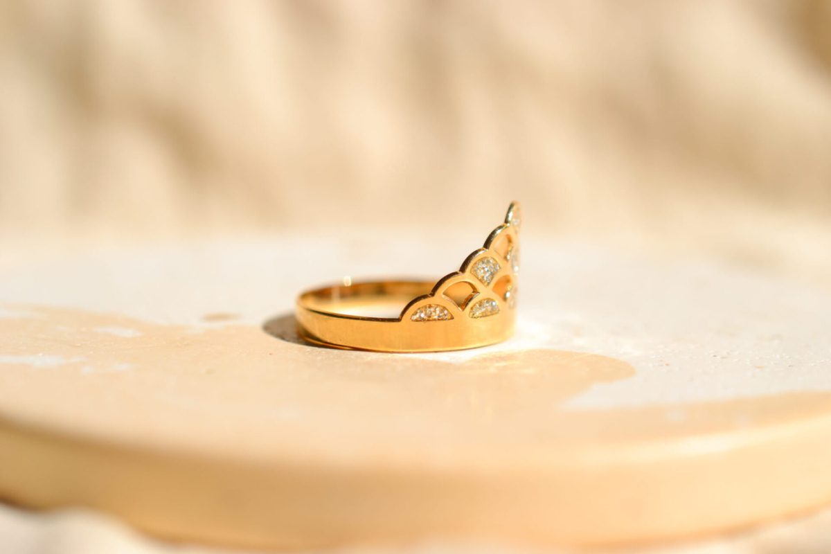 Bague ancienne en Or jaune 18 carats