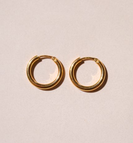 Créoles anciennes en Or jaune 18 carats