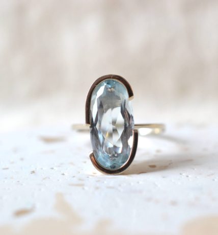 bague aigue marine