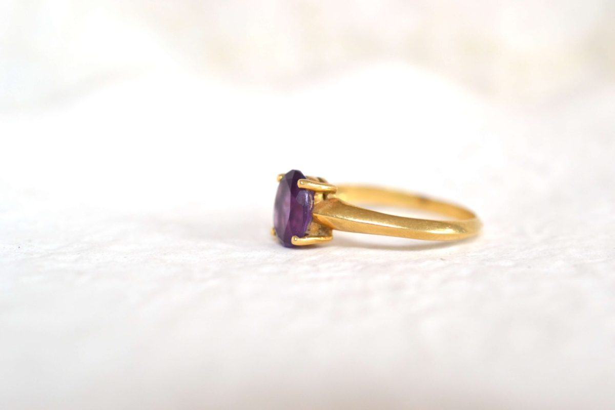 bague amethyste femme