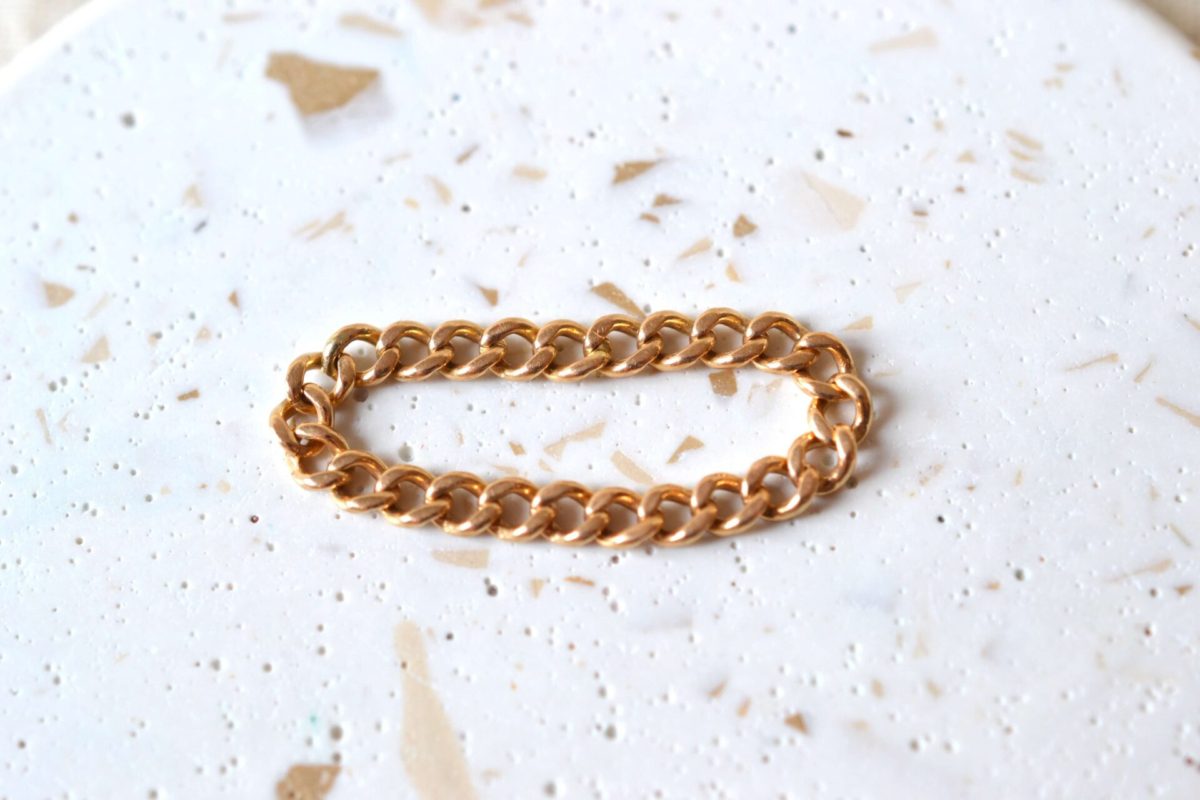 bague chaine gourmette